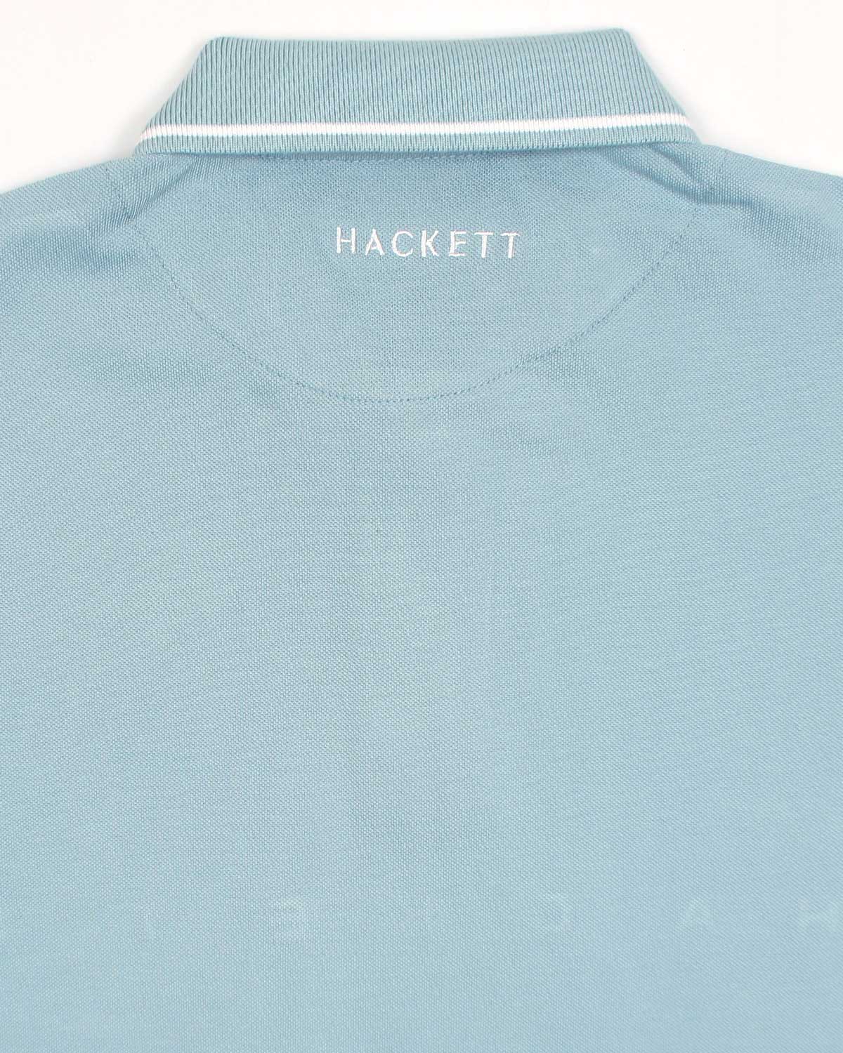 HKT IMPORTED MEN'S TIPPED POLO SHIRT (SKY BLUE)