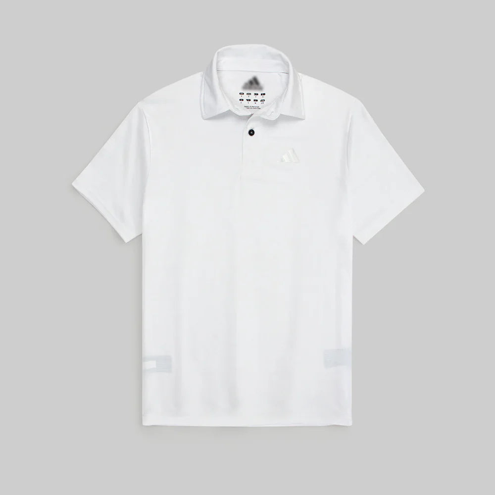 ADDAS IMPORTED BEEMESH CORE POLO SHIRT (WHITE)