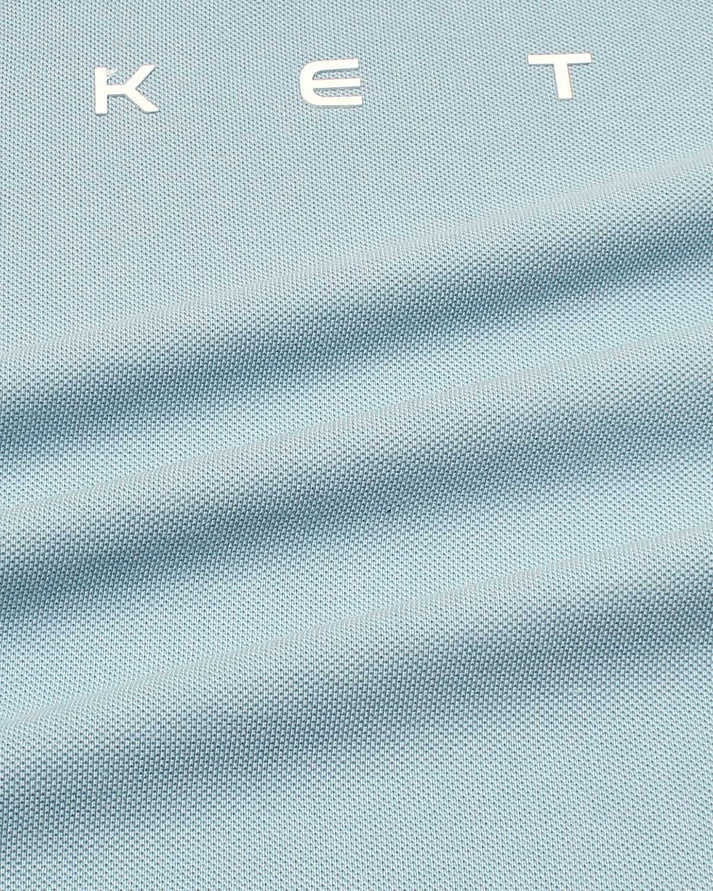 HKT IMPORTED MEN'S TIPPED POLO SHIRT (SKY BLUE)