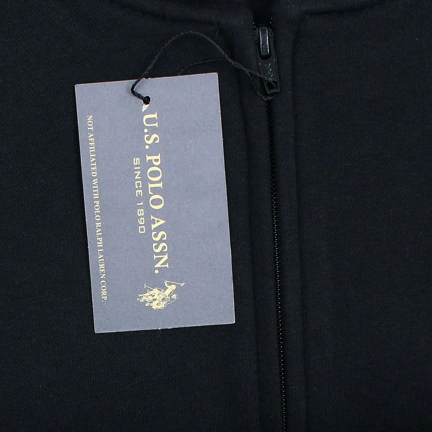 US PLO Original Cotton Fleece Hoddie (Black)