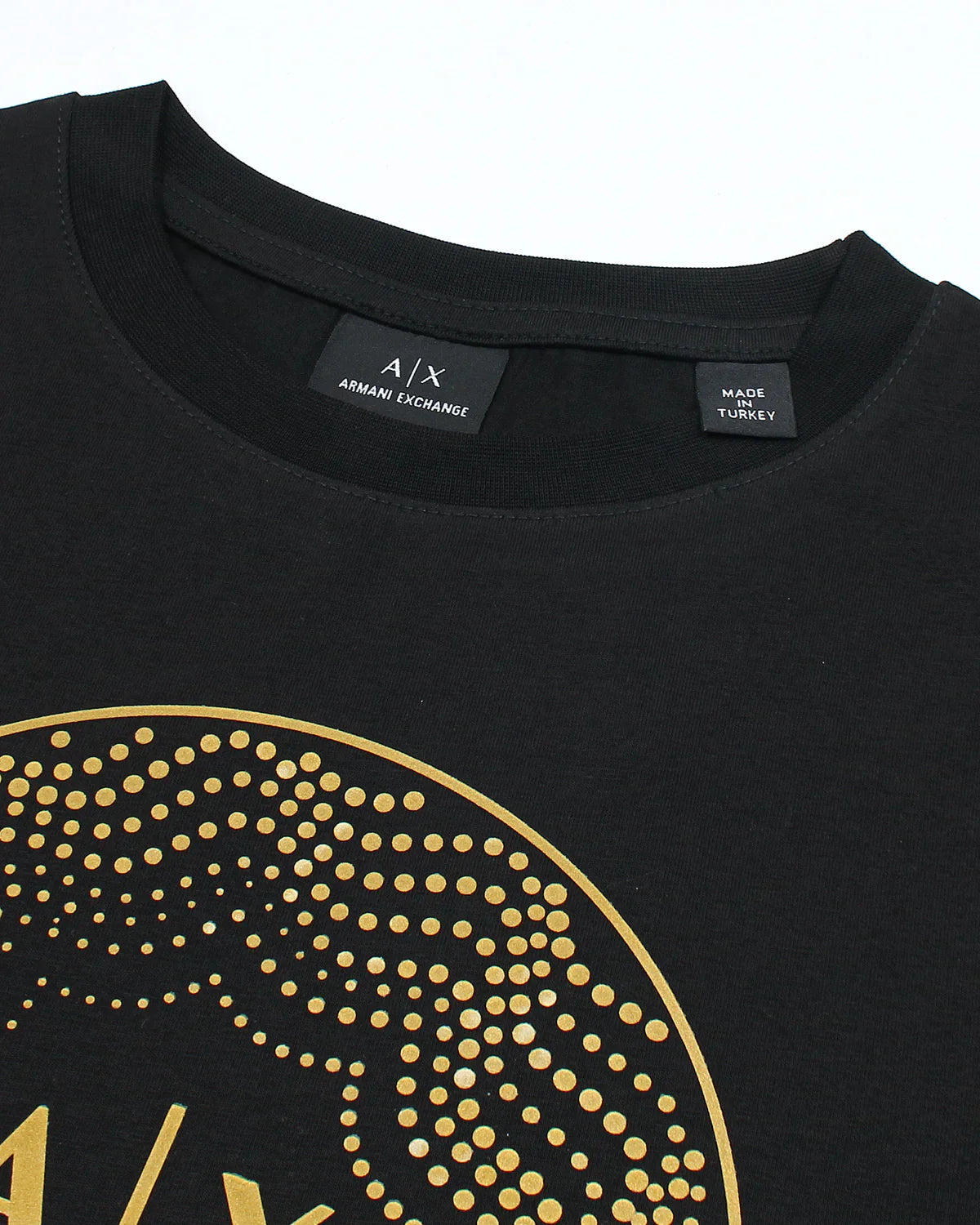 A-X IMPORTED MEN'S GOLD T-SHIRT (BLACK)