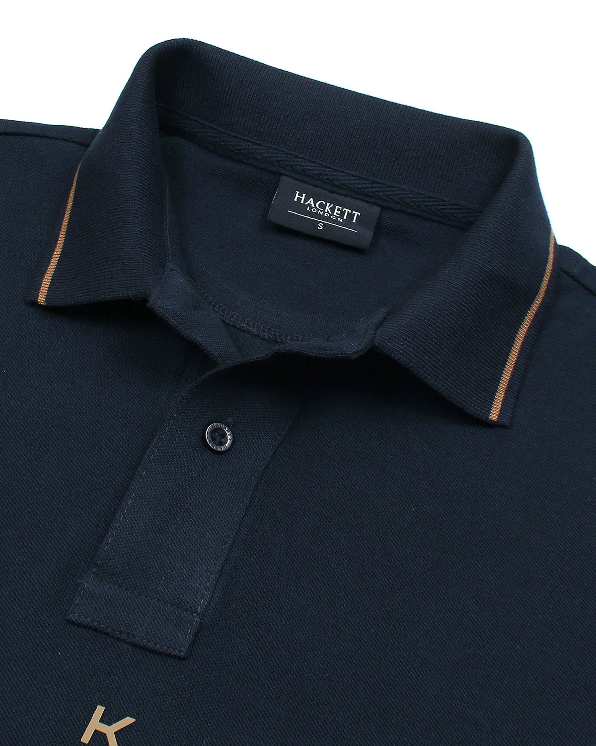 HKT IMPORTED MEN'S TIPPED POLO SHIRT (NAVY BLUE)