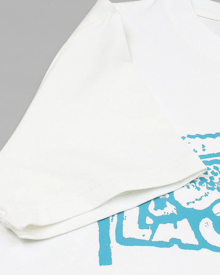 LCSTE CROC IMPORTED MEN'S T-SHIRT (WHITE)