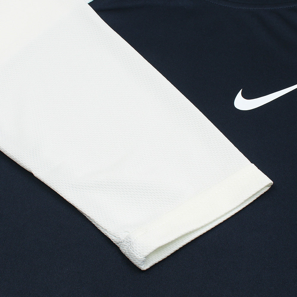 NKE Premium Mesh Shoulder Dri Fit F/S T-Shirt (Navy Blue)