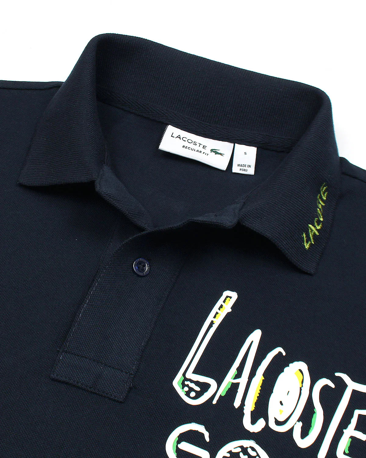IMPORTED MEN'S LCSTE COLLAR POLO SHIRT (NAVY)