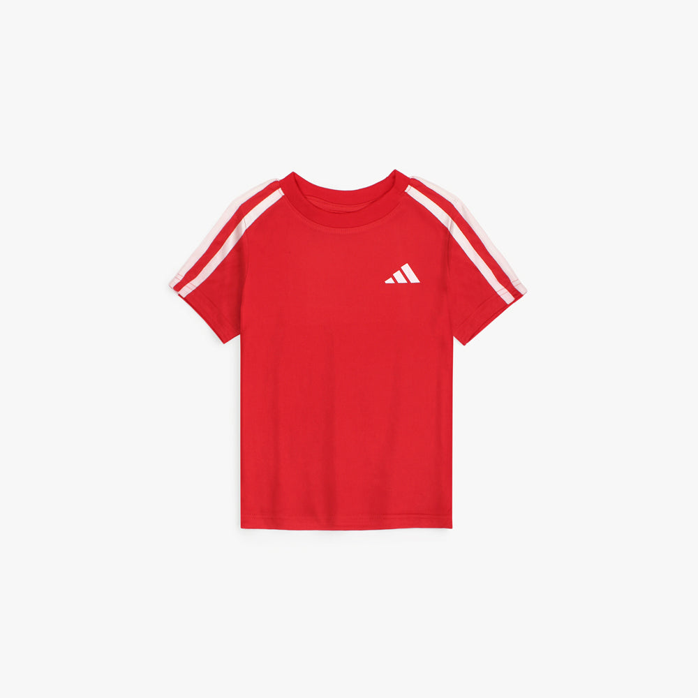 ADDAS PREMIUM KIDS DRI-FIT TRACKSUIT (RED)