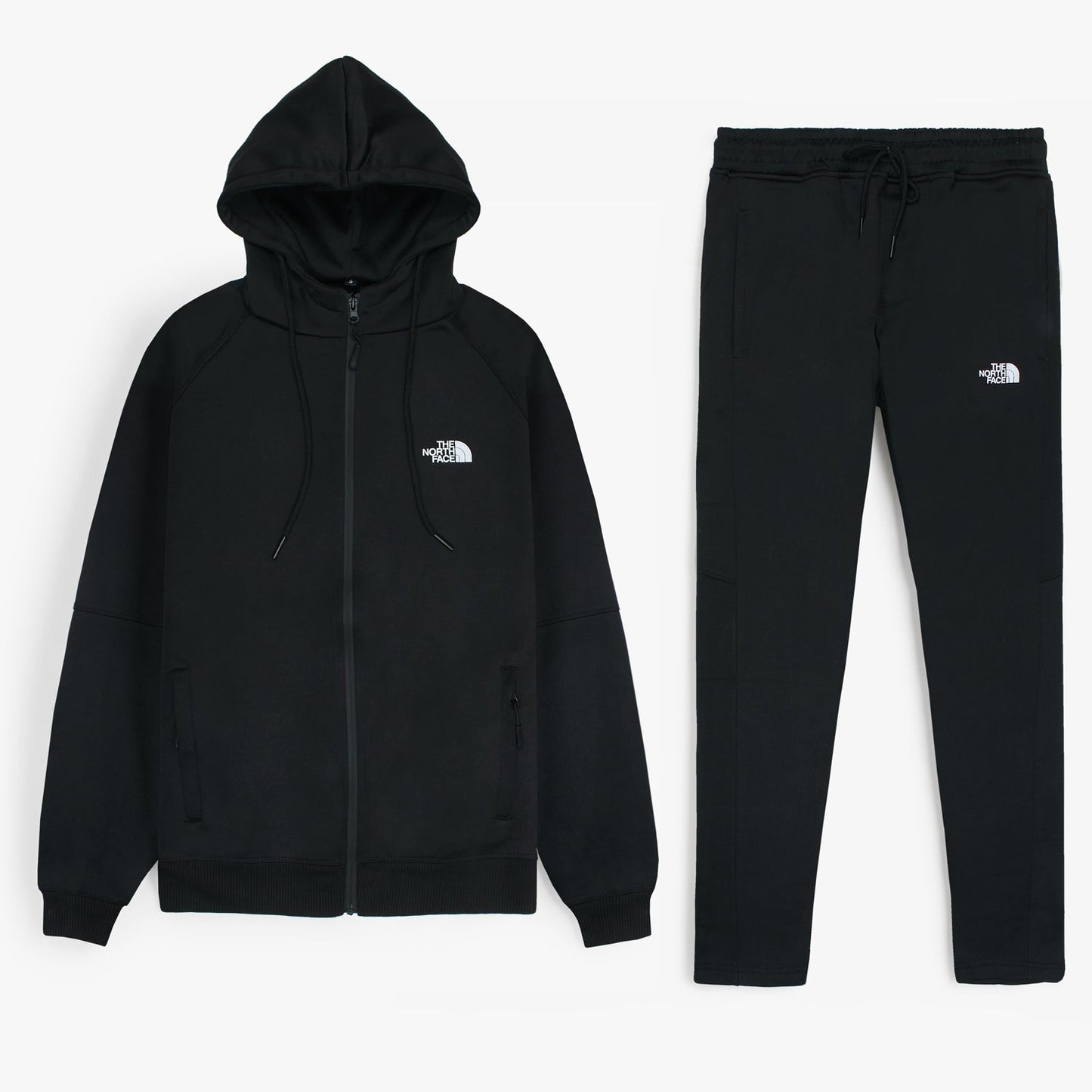 NF Imported Polyester Fleece Tracksuit (Black)