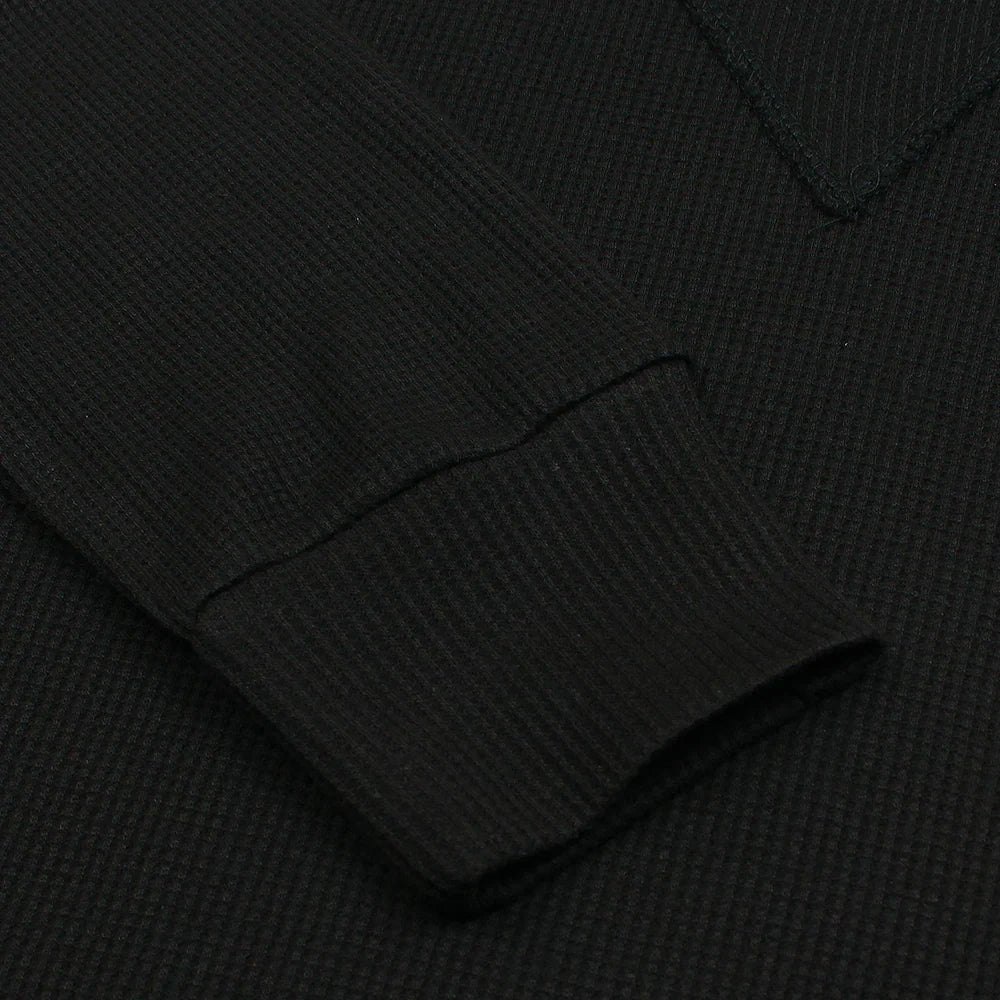 Z.A.R.A PREMIUM THERMAL COTTON CONTRAST TRIM SWEATSHIRT (BLACK)