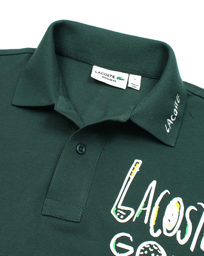 IMPORTED MEN'S LCSTE COLLAR POLO SHIRT (GREEN)
