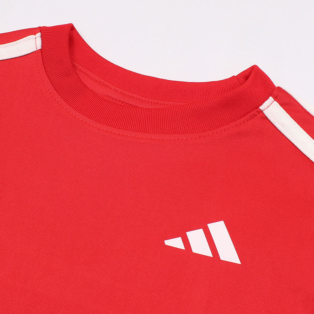 ADDAS PREMIUM KIDS DRI-FIT TRACKSUIT (RED)