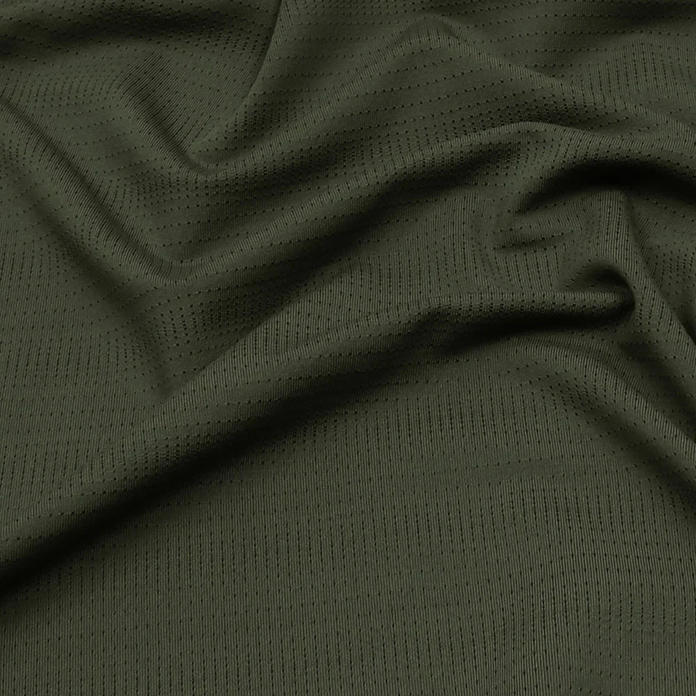 ADDAS IMPORTED BEEMESH CORE POLO SHIRT (OLIVE GREEN)