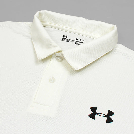UA Imported Mesh Dri Fit Polo Shirt (Off-White)