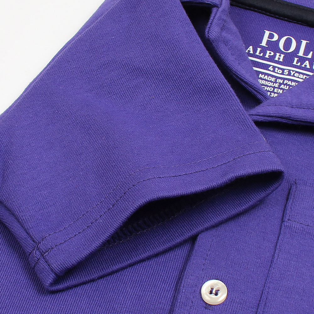 RL PREMIUM KIDS CUBAN COLLAR CASUAL SHIRT (PURPLE)