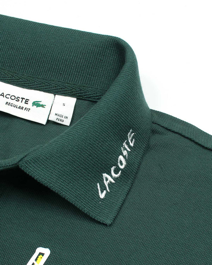 IMPORTED MEN'S LCSTE COLLAR POLO SHIRT (GREEN)