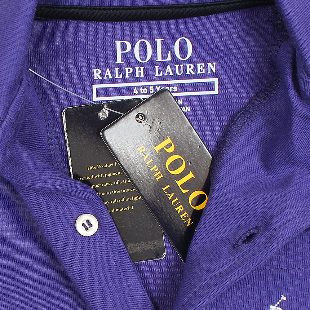 RL PREMIUM KIDS CUBAN COLLAR CASUAL SHIRT (PURPLE)