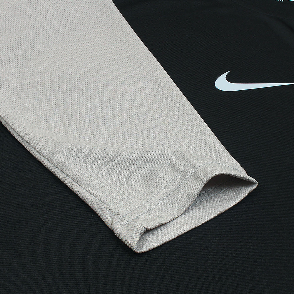 NKE Premium Mesh Shoulder Dri Fit F/S T-Shirt (Black)