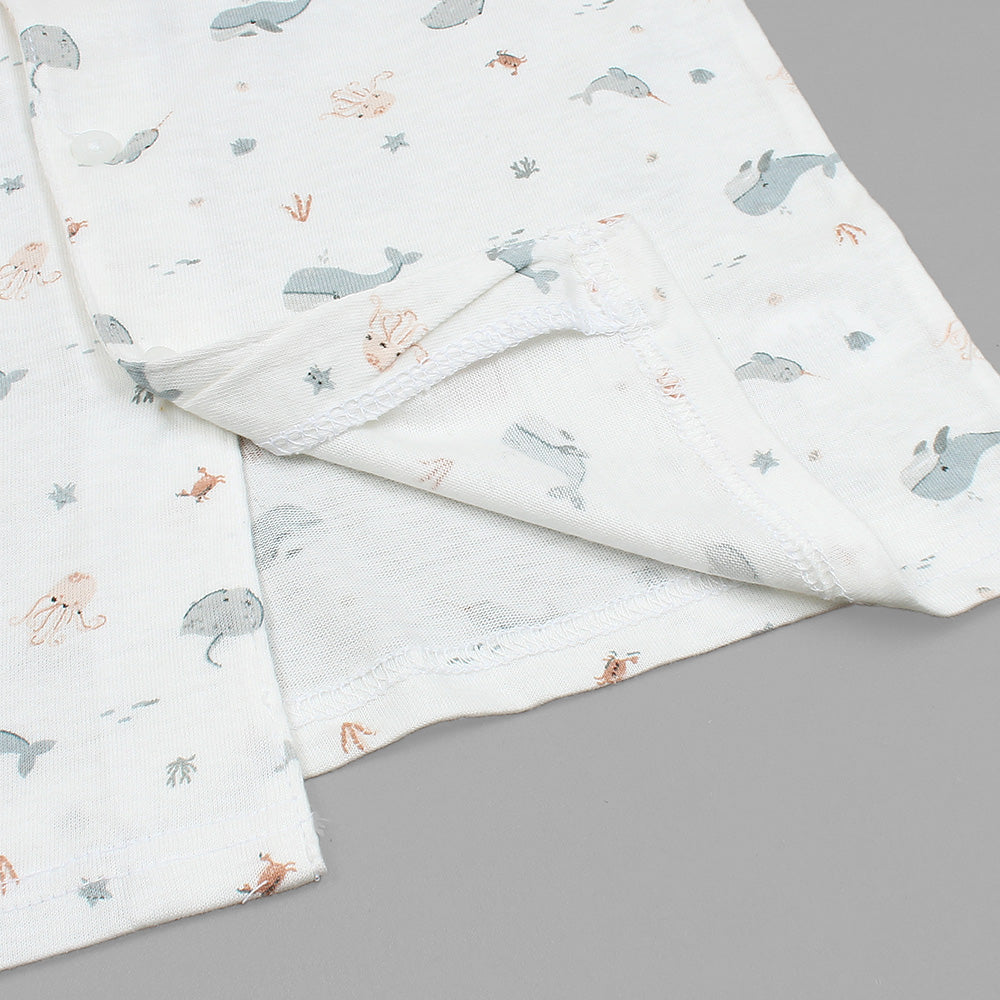 ZR PREMIUM KIDS DOLPHIN PRINT CASUAL SHIRT