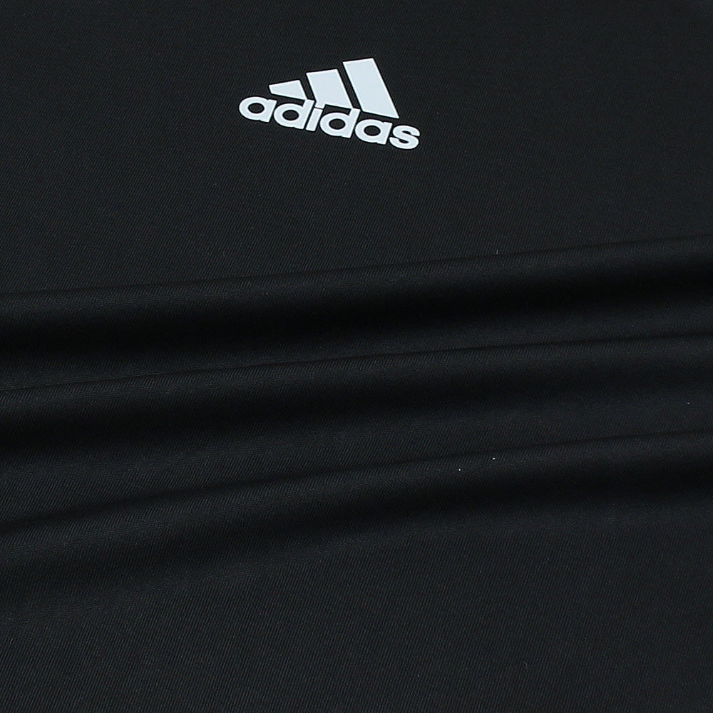 ADDAS Imported Mesh Shoulder Dri Fit T-Shirt (White & Black)