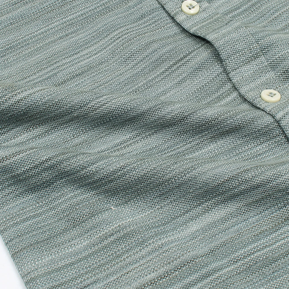 RL IMPORTED KID'S OXFORD BUTTON CASUAL SHIRT (MELLANGE GREEN)