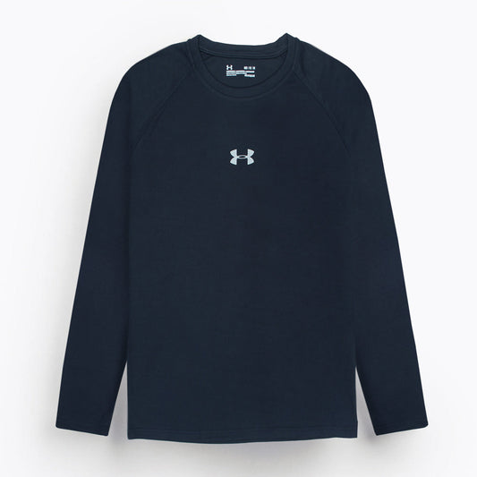 UA Premium  Dri Fit Full Sleeves T-Shirt (Navy Blue)