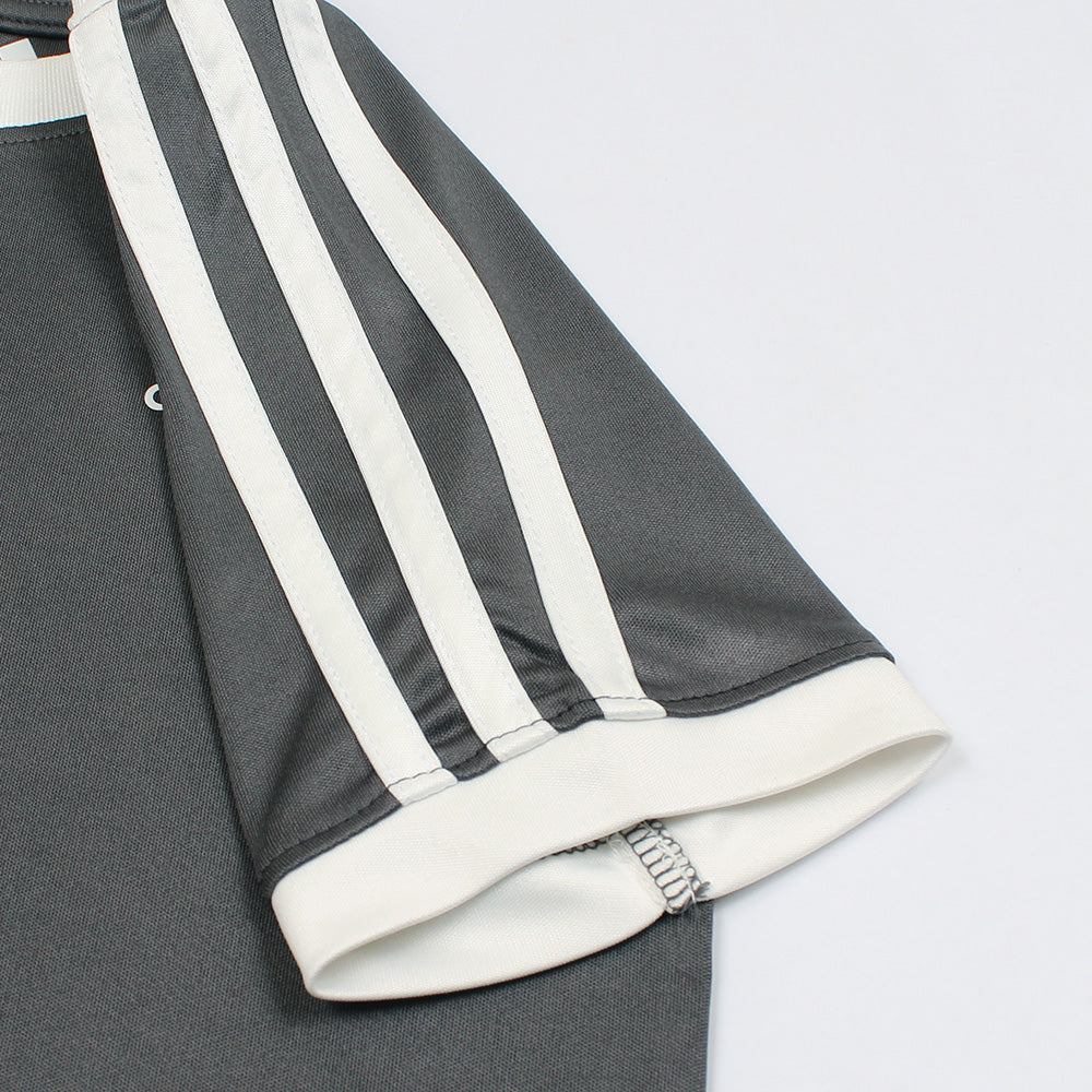 ADDAS PREMIUM KIDS PIPING DRI FIT TWINSET (DARK GREY)