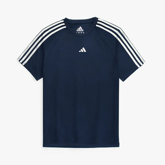 ADDAS PREMIUM LYCRA DRI-FIT T SHIRT (NAVY BLUE)