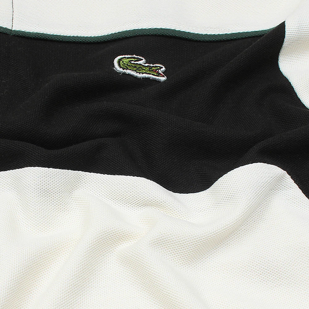 LCSTE MEN'S VINTAGE POLO (WHITE/BLACK)