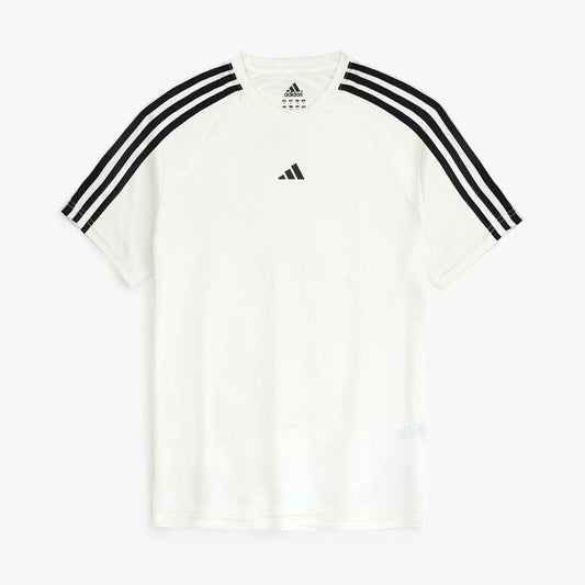 ADDAS Premium Lycra Dri-Fit Tracksuit (White&Black)