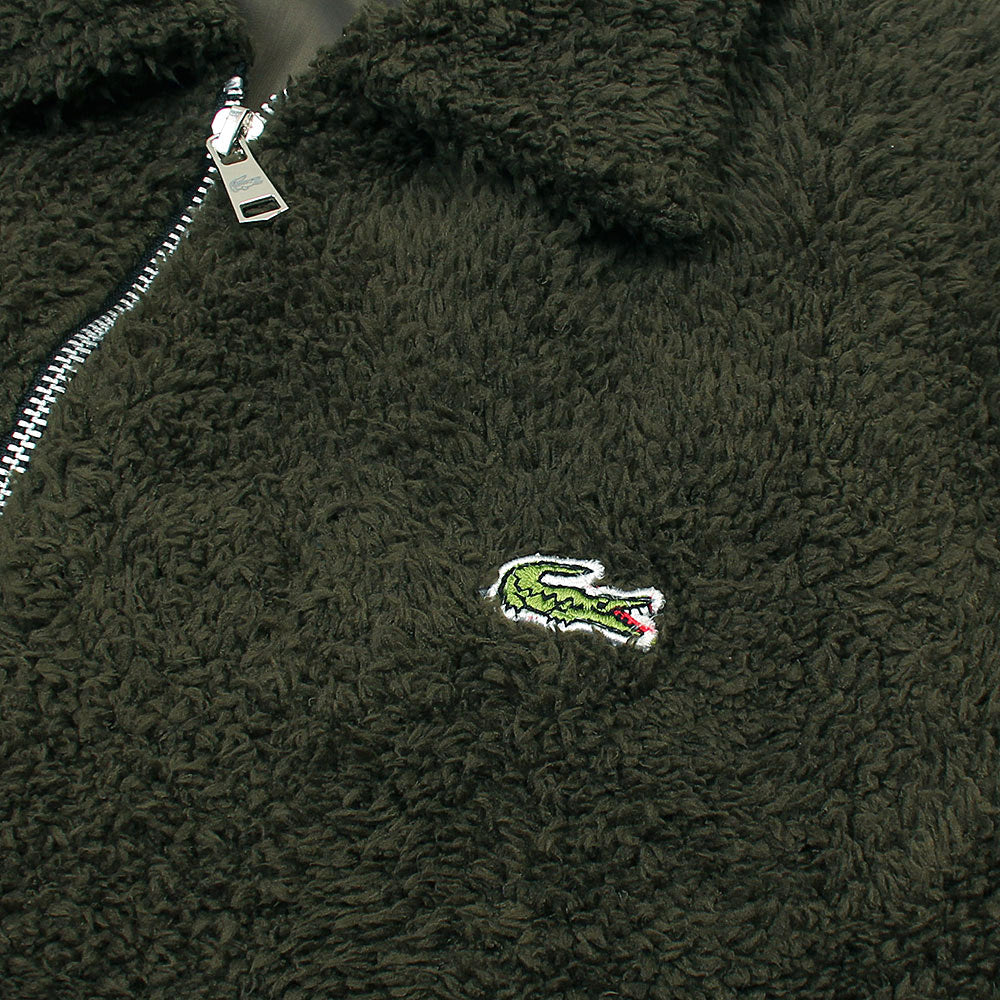 Lcste Imported Sherpa Zipper Jacket (Olive Green)