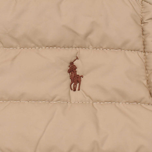 RL premium Small Pony Puffer Jacket (Khaaki)