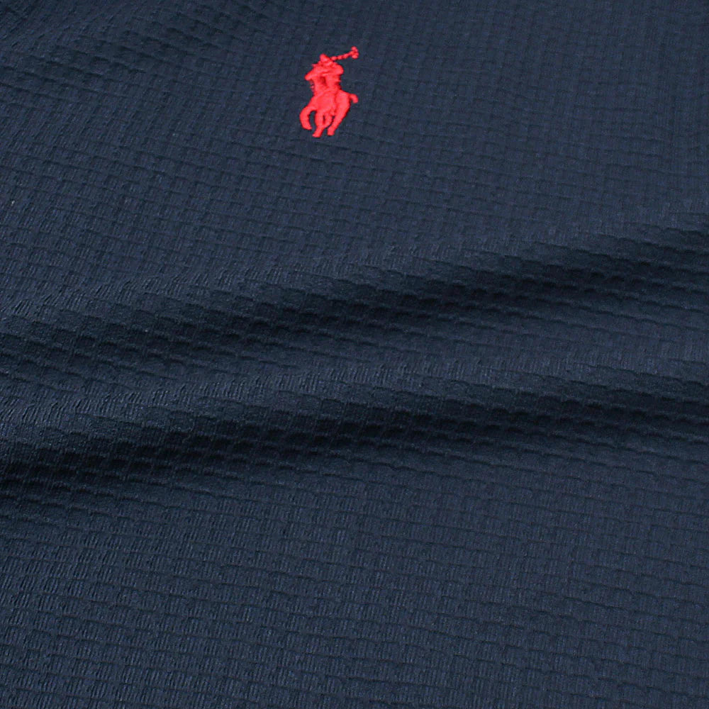 RL Imported Men Waffle Zipper Jacket (Navy Blue)