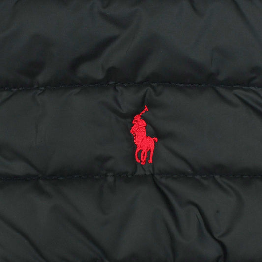 RL premium Small Pony Puffer Jacket (Black)