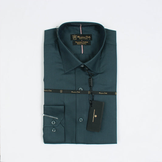 Mussimo Duti Imported Formal Shirt Dobby (Dark Teal)