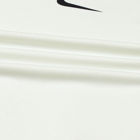 NKE Imported Mesh Shoulder Dri Fit T-Shirt (White & Black)