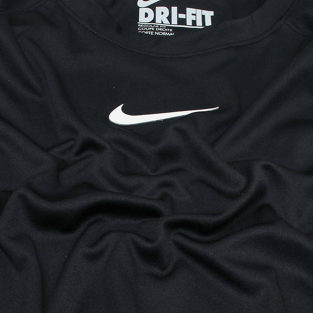 NKE Imported Mesh Shoulder Dri Fit T-Shirt (Black)