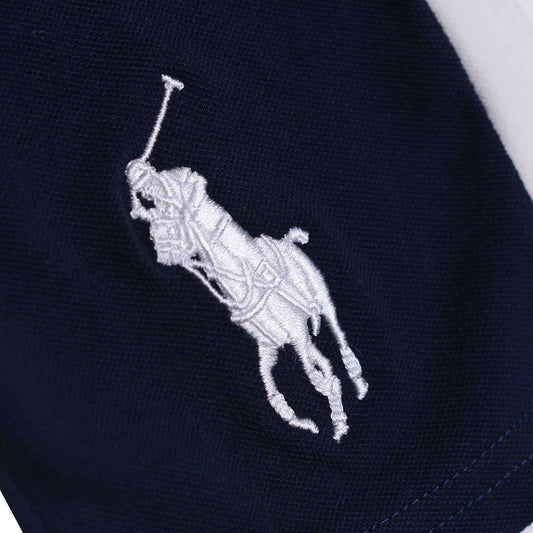 RL PREMIUM KIDS PANEL SHORT (WHITE&NAVY)