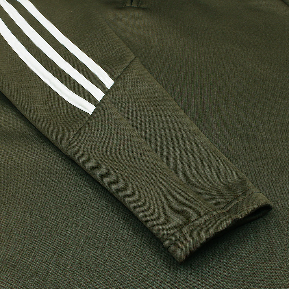 ADDAS Imported Tiro Piping Quarter Zip Tracksuit (Olive Green)