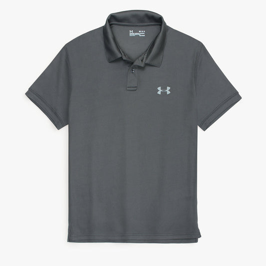 UA Imported Mesh Dri Fit Polo Shirt (Dark Grey)
