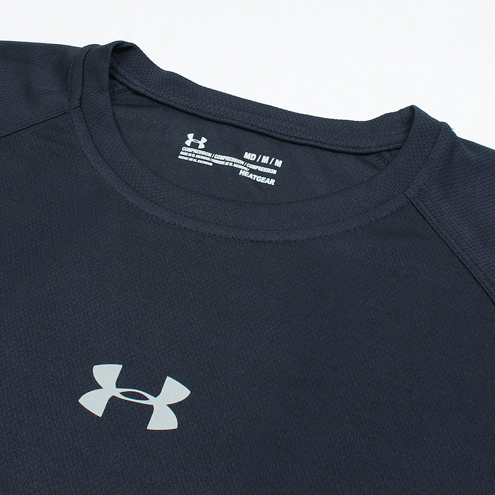 UA Premium Dri Fit Full Sleeves T-Shirt (Navy Blue)