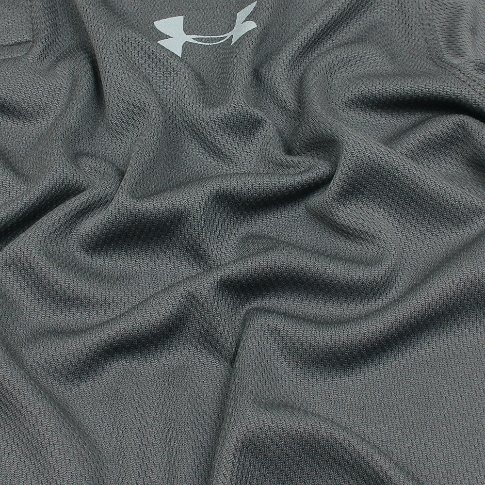 UA Imported Mesh Dri Fit Polo Shirt (Dark Grey)