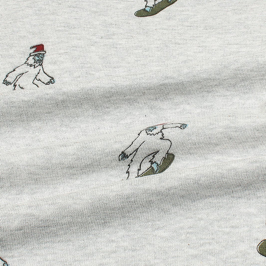 ZR PREMIUM KIDS SURFING T-SHIRT (HEATHER GREY)