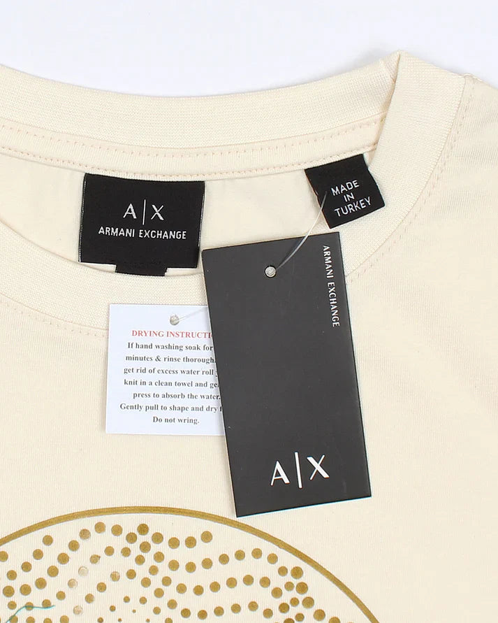 A-X IMPORTED MEN'S GOLD T-SHIRT (STONE)