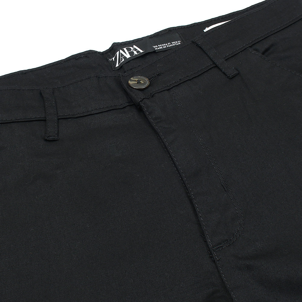 Z.A.R.A Premium Cotton Chino (Black)