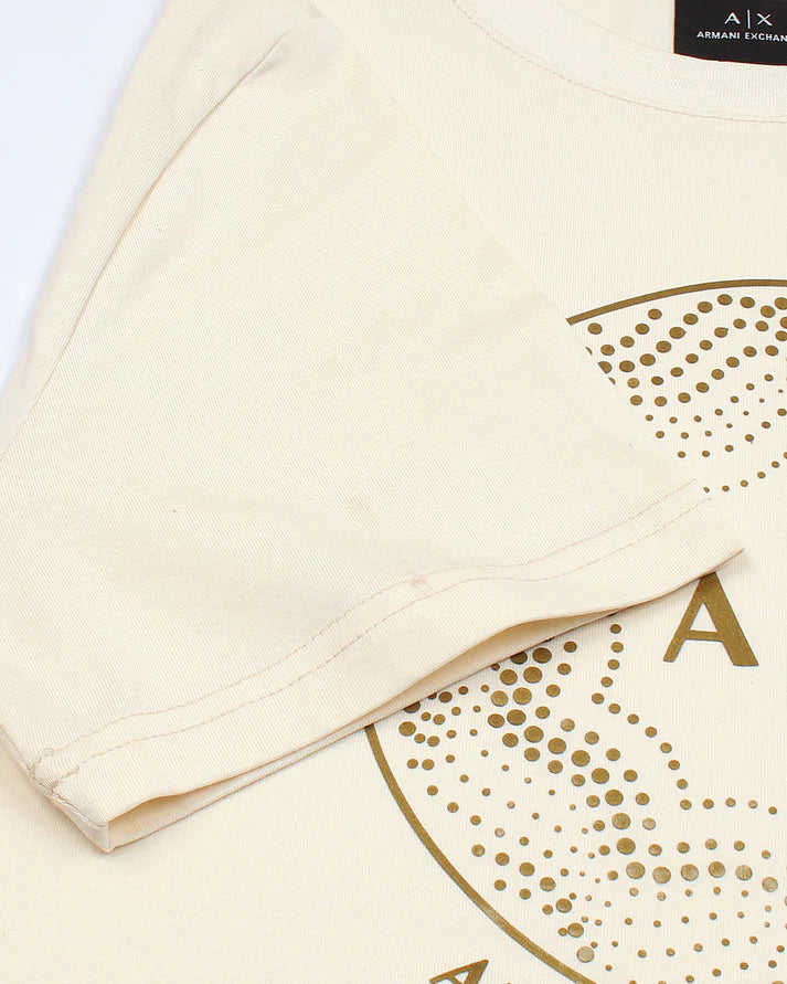 A-X IMPORTED MEN'S GOLD T-SHIRT (STONE)