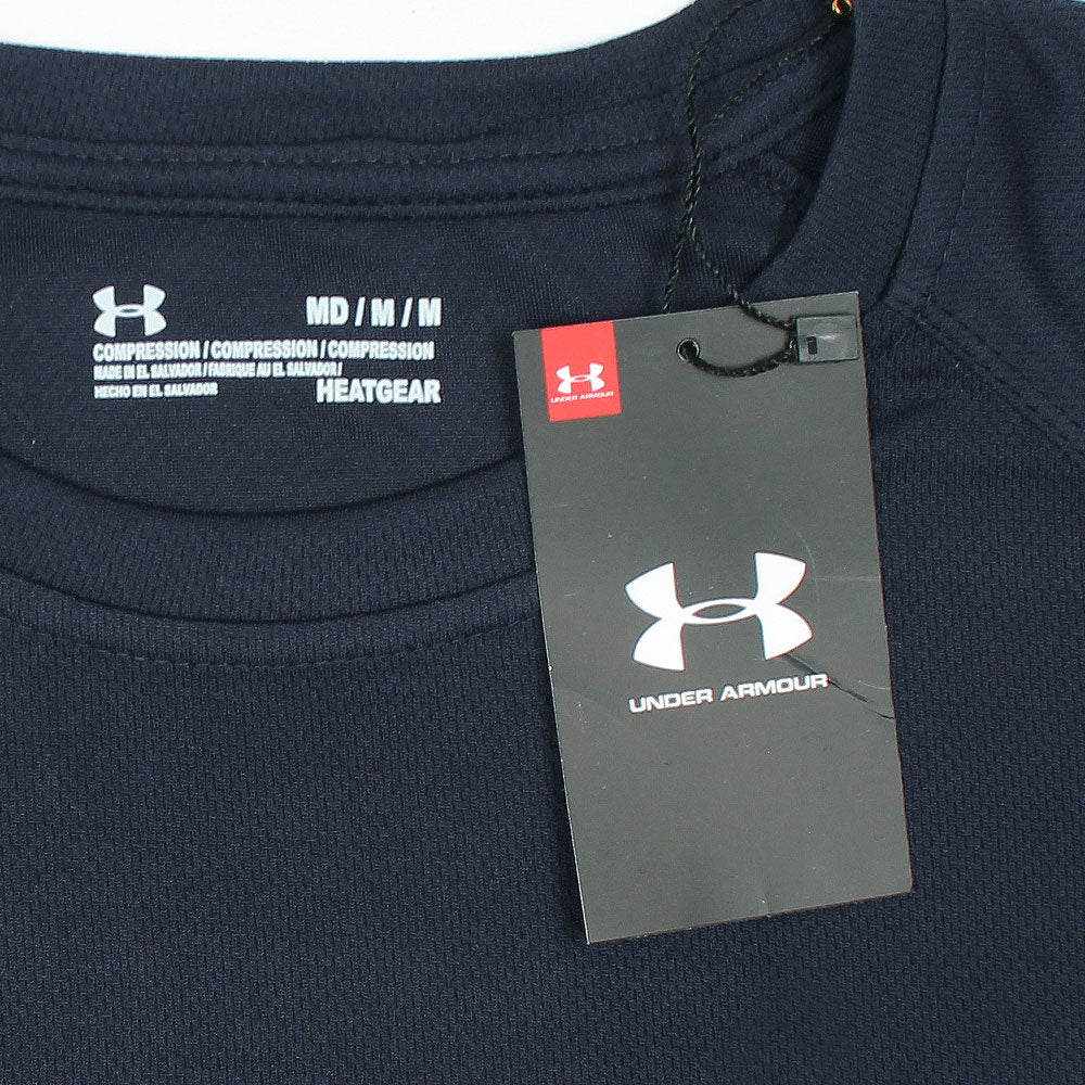 UA Premium Dri Fit Full Sleeves T-Shirt (Navy Blue)