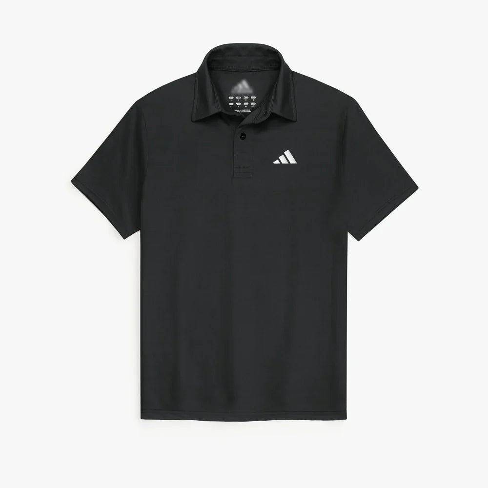 ADDAS IMPORTED BEEMESH CORE POLO SHIRT (BLACK)