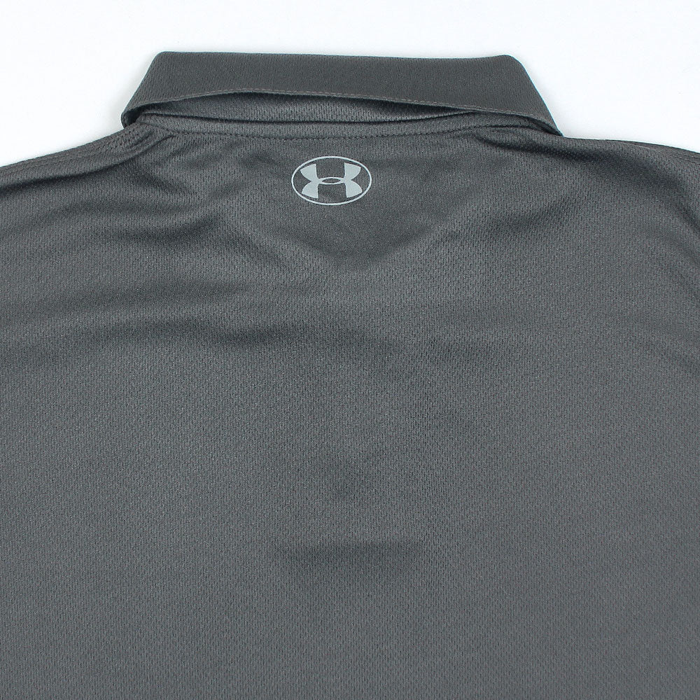 UA Imported Mesh Dri Fit Polo Shirt (Dark Grey)