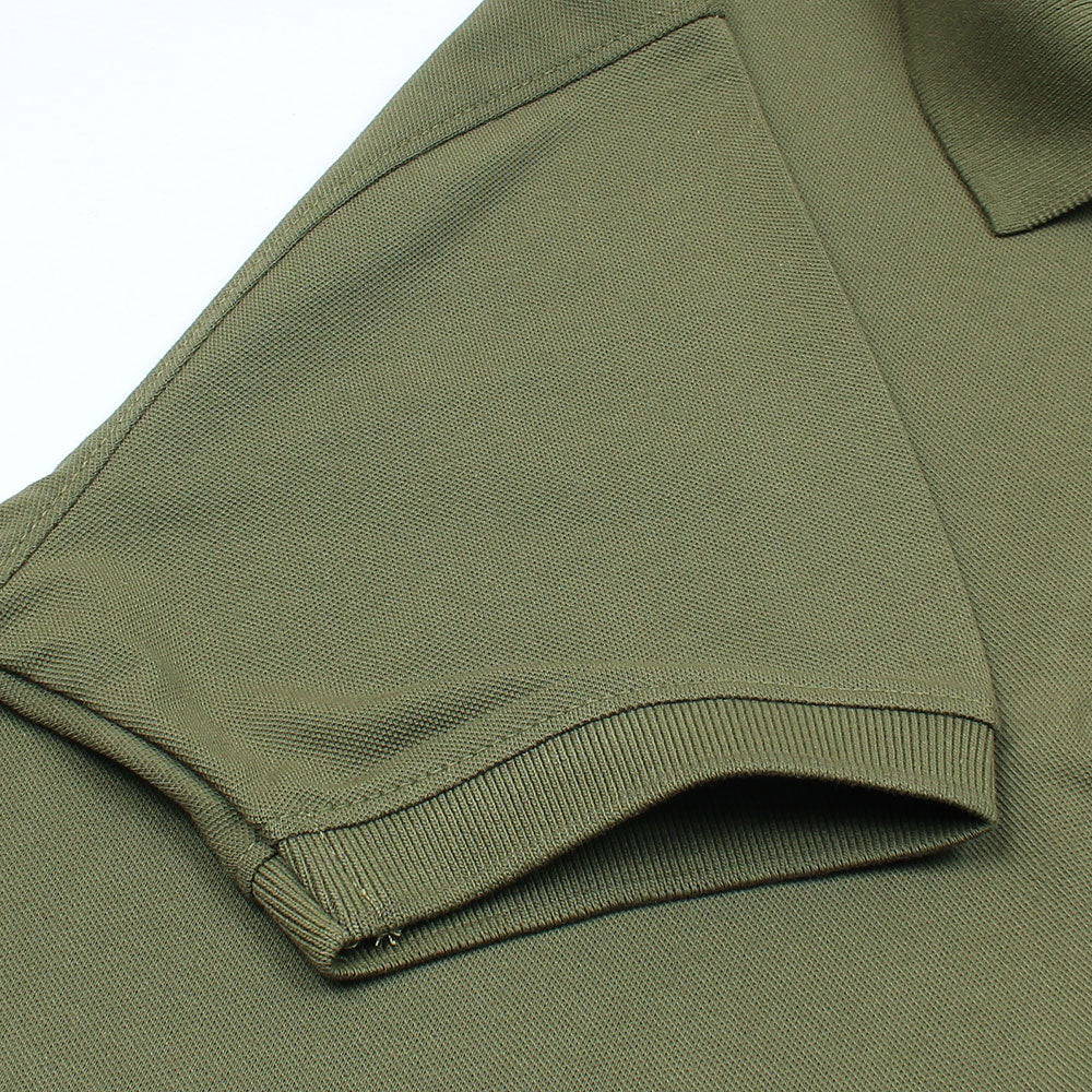 MNCLR Premium Zip Up Polo shirt (Olive Green)