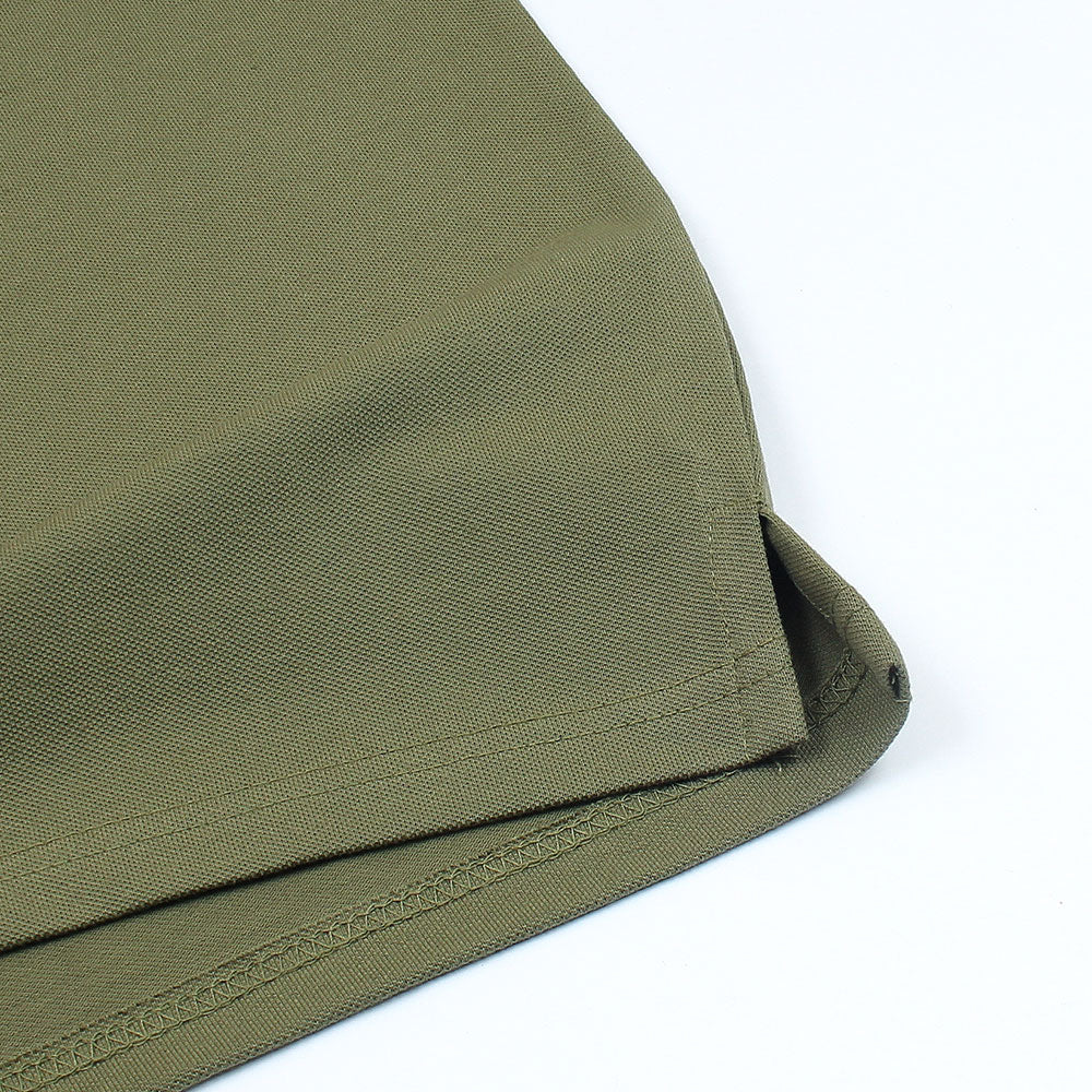 MNCLR Premium Zip Up Polo shirt (Olive Green)