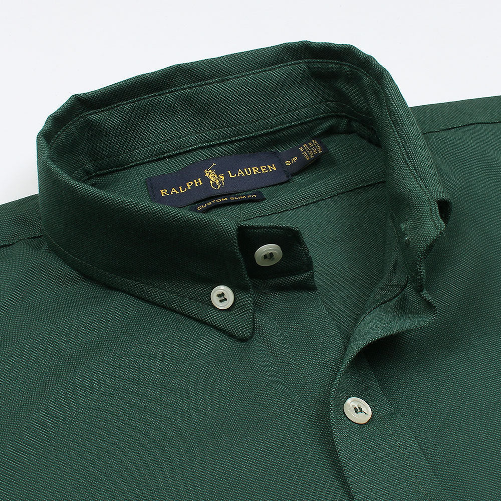RL IMPORTED MEN'S OXFORD BUTTON CASUAL SHIRT (GREEN)